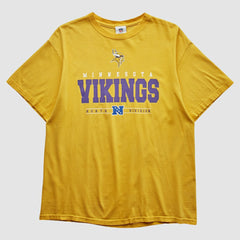 Minnesota Vikings NFL 2010s T-shirt Yellow Vintage