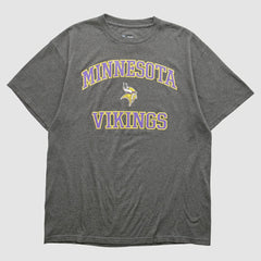 Minnesota Vikings NFL 2010s T-shirt Dark Heather Gray Vintage