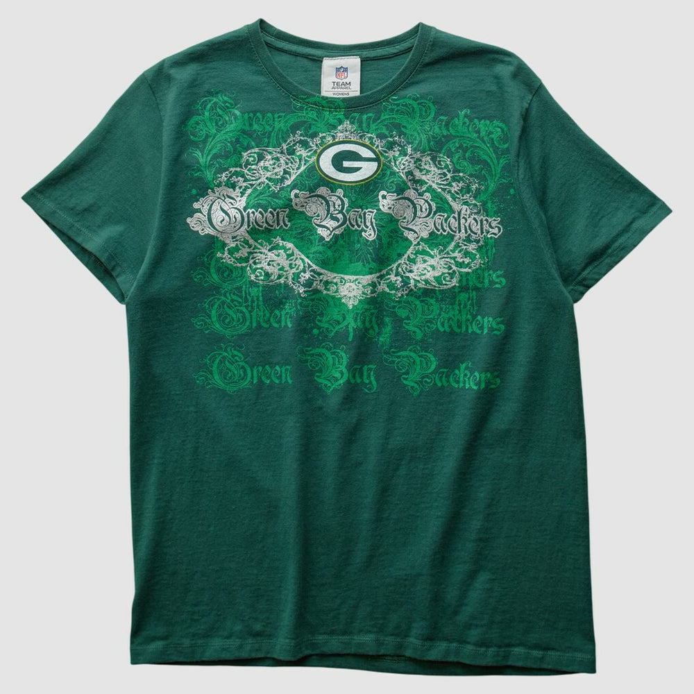 Green Bay Packers NFL 2010s T-shirt Green Vintage