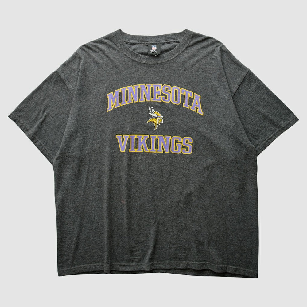 Minnesota Vikings NFL 2010s T-shirt Dark Heather Gray Vintage