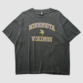 Minnesota Vikings NFL 2010s T-shirt Dark Heather Gray Vintage