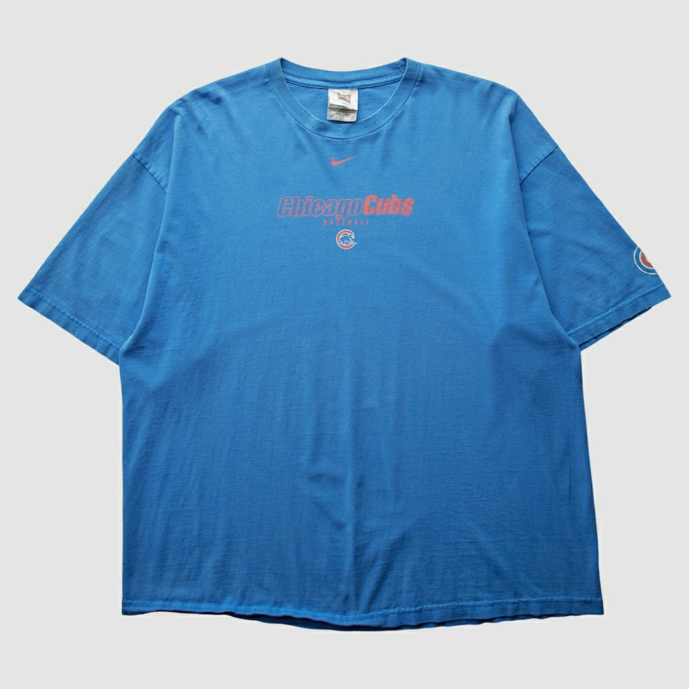 Chicago Cubs Nike 2000s T-shirt - Blue - 2XL by Fanatics Real Vintage T-shirts