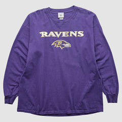Baltimore Ravens NFL 2000s Long Sleeve T-shirt Purple Vintage