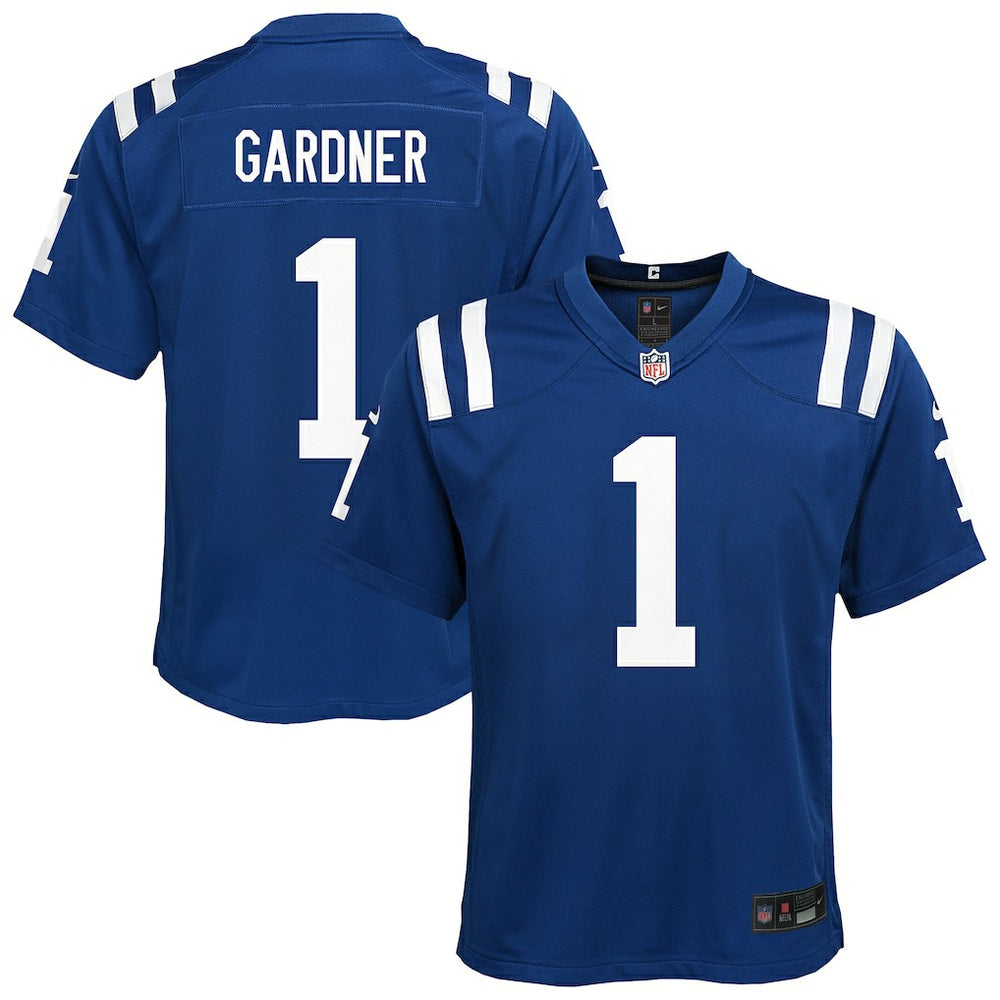 NFL Ahmad Sauce Gardner Indianapolis Colts Youth Home Game Jersey - Blue