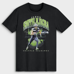 Jaxon Smith-Njigba Seattle Seahawks Player Hype T-Shirt Black