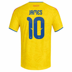 James Rodriguez Colombia National Team 2026 Home Jersey Yellow shop