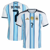 Rodrigo De Paul Argentina National Team 2026 Home Jersey White