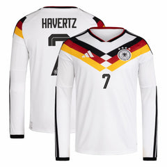 Kai Havertz Germany National Team 2026 Home Replica Long Sleeve Jersey White sale