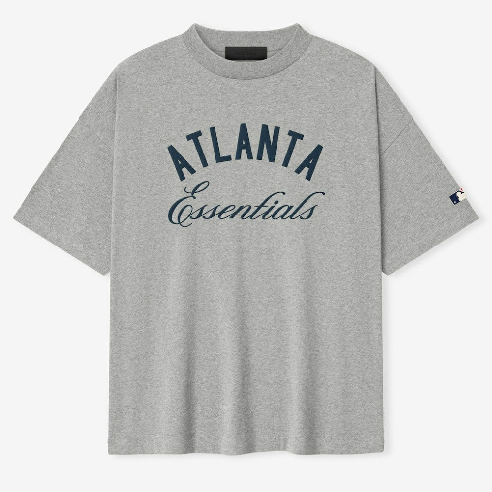 Atlanta Braves Fear of God x MLB Unisex 90's T-Shirt - Heather Gray T-shirts