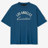 Los Angeles Dodgers Fear of God x MLB Unisex 90's T-Shirt - Blue T-shirts