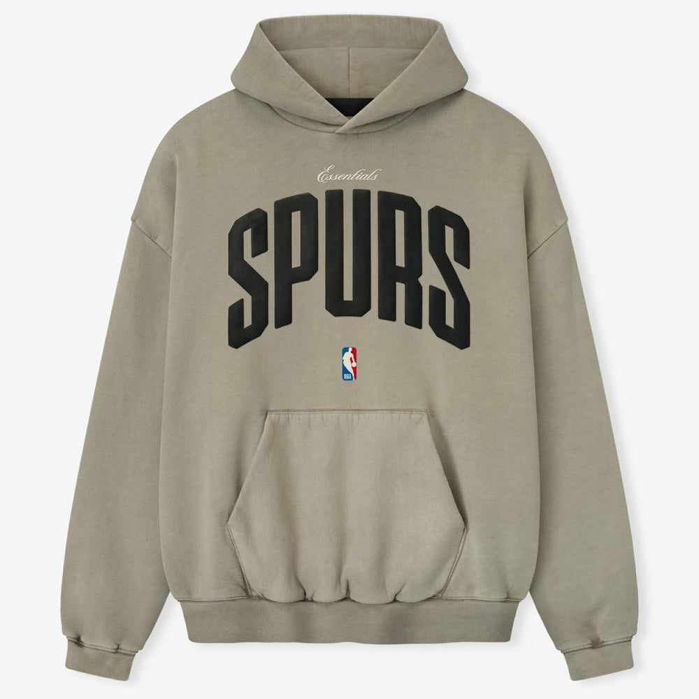 San Antonio Spurs Fear of God x NBA Unisex 90's Hoodie Gray