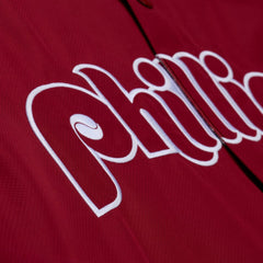 Philadelphia Phillies Mitchell & Ness Full-Snap Hooded Coaches Jacket - Red Jackets