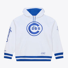 Chicago Cubs Mitchell & Ness Cooperstown Collection Fleece Hoodie - White Hoodies