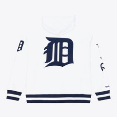 Detroit Tigers Mitchell & Ness Cooperstown Collection Fleece Hoodie - White Hoodies