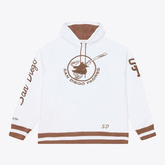 San Diego Padres Mitchell & Ness Cooperstown Collection Fleece Hoodie - White Hoodies