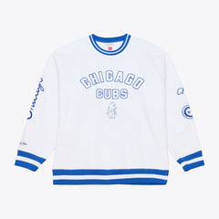 Chicago Cubs Mitchell & Ness Arctic Fleece Sweatshirt - White Sweatshirts