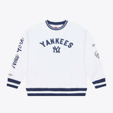 New York Yankees Mitchell & Ness Arctic Fleece Sweatshirt - White Sweatshirts