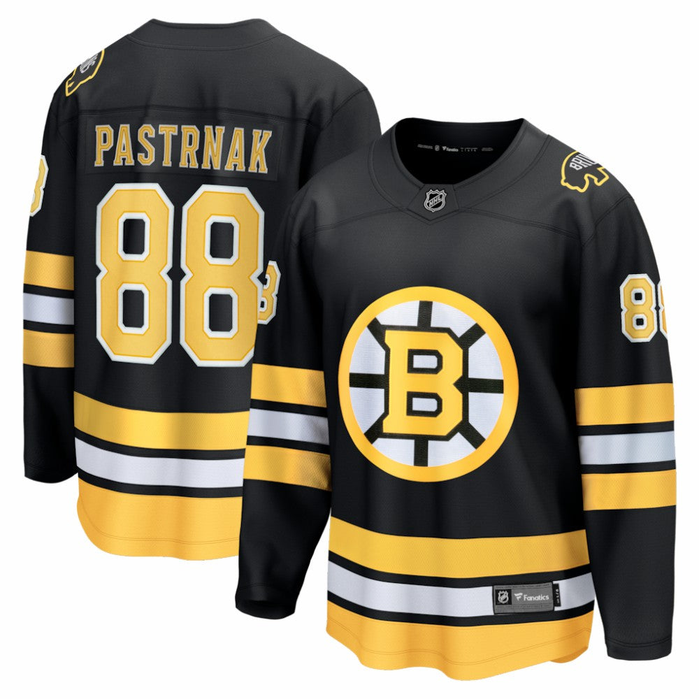 NHL David Pastrnak Boston Bruins Fanatics Home Breakaway Jersey - Black