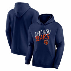 Chicago Bears Hustle Hoodie Navy