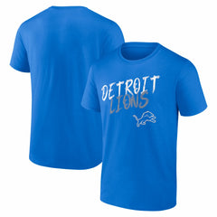 Detroit Lions Hustle T-Shirt Blue