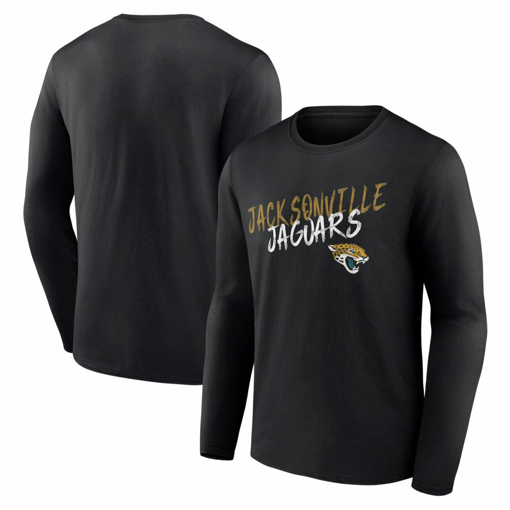 Jacksonville Jaguars Hustle Long Sleeve T-Shirt Black