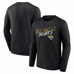 Jacksonville Jaguars Hustle Long Sleeve T-Shirt Black