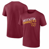 Washington Commanders Hustle T-Shirt Burgundy