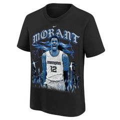 Ja Morant Memphis Grizzlies Youth City Edition Player T-Shirt Black