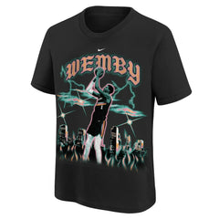Victor Wembanyama San Antonio Spurs Youth City Edition Player T-Shirt Black