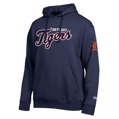Detroit Tigers Champion All Star Wordmark Hoodie - Navy Hoodies
