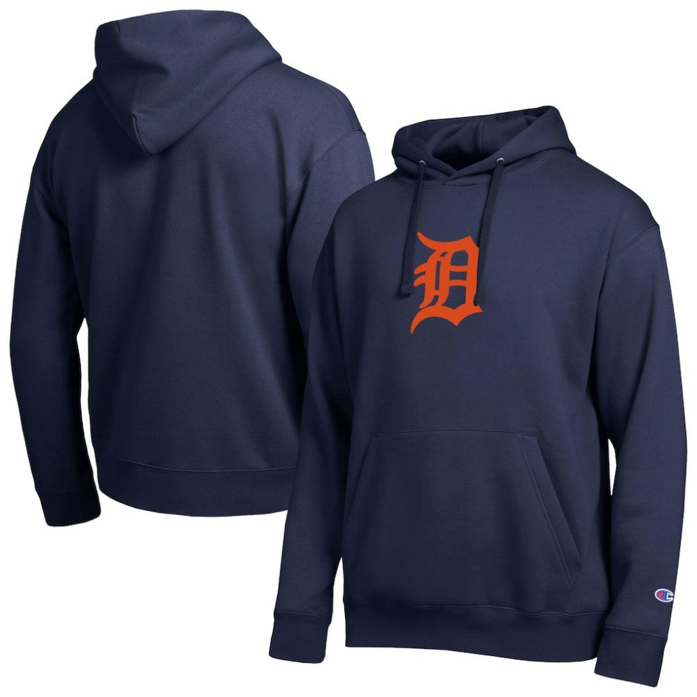 Detroit Tigers Champion All Star Embroidered Logo Hoodie - Navy Hoodies