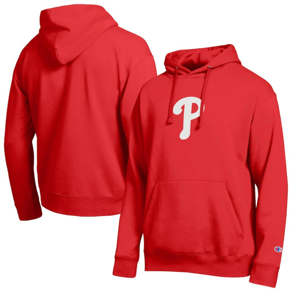 Philadelphia Phillies Champion All Star Embroidered Logo Hoodie - Red Hoodies