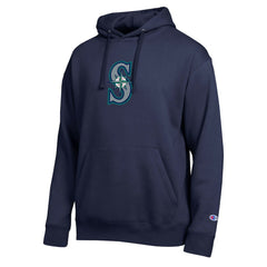 Seattle Mariners Champion All Star Embroidered Logo Hoodie - Navy Hoodies