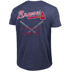 Atlanta Braves Champion Tri-Blend T-Shirt - Navy T-shirts