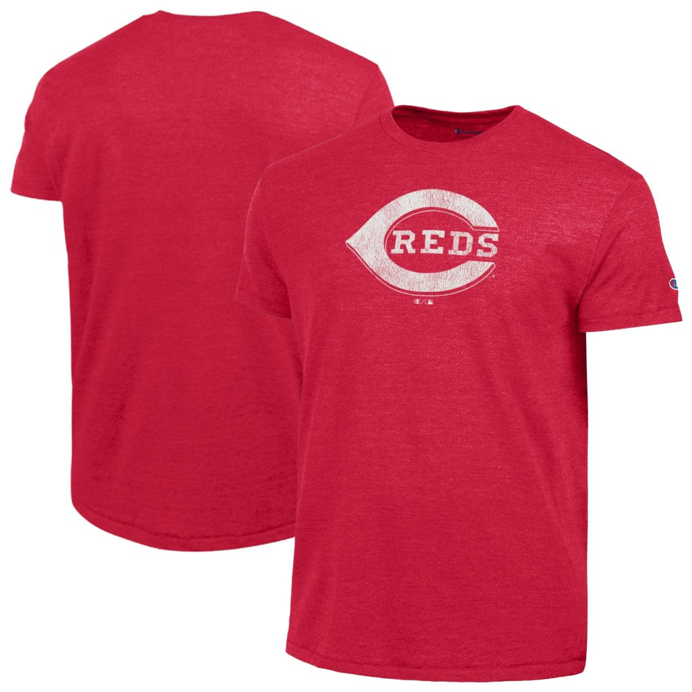 Cincinnati Reds Champion Tri-Blend T-Shirt - Red T-shirts