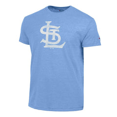St. Louis Cardinals Champion Tri-Blend T-Shirt - Heather Light Blue T-shirts