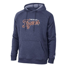 Detroit Tigers Champion Triumph Tri-Blend Raglan Hoodie - Navy Hoodies
