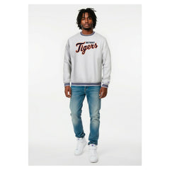 Detroit Tigers Champion Reverse Weave Sweatshirt - Heather Gray Sweatshirts