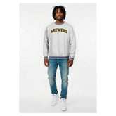 Milwaukee Brewers Champion Reverse Weave Sweatshirt - Heather Gray Sweatshirts