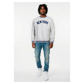 New York Yankees Champion Reverse Weave Sweatshirt - Heather Gray Sweatshirts