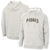San Diego Padres Champion Triumph Tri-Blend Raglan Hoodie - Heathered Core Ultra Light Grey Hoodies