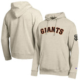 San Francisco Giants Champion All Star Chenille Patch Hoodie - Oatmeal Hoodies