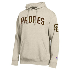 San Diego Padres Champion All Star Chenille Patch Hoodie - Oatmeal Hoodies