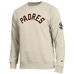 San Diego Padres Champion All-Star Soft Felt Sweatshirt - Oatmeal Sweatshirts