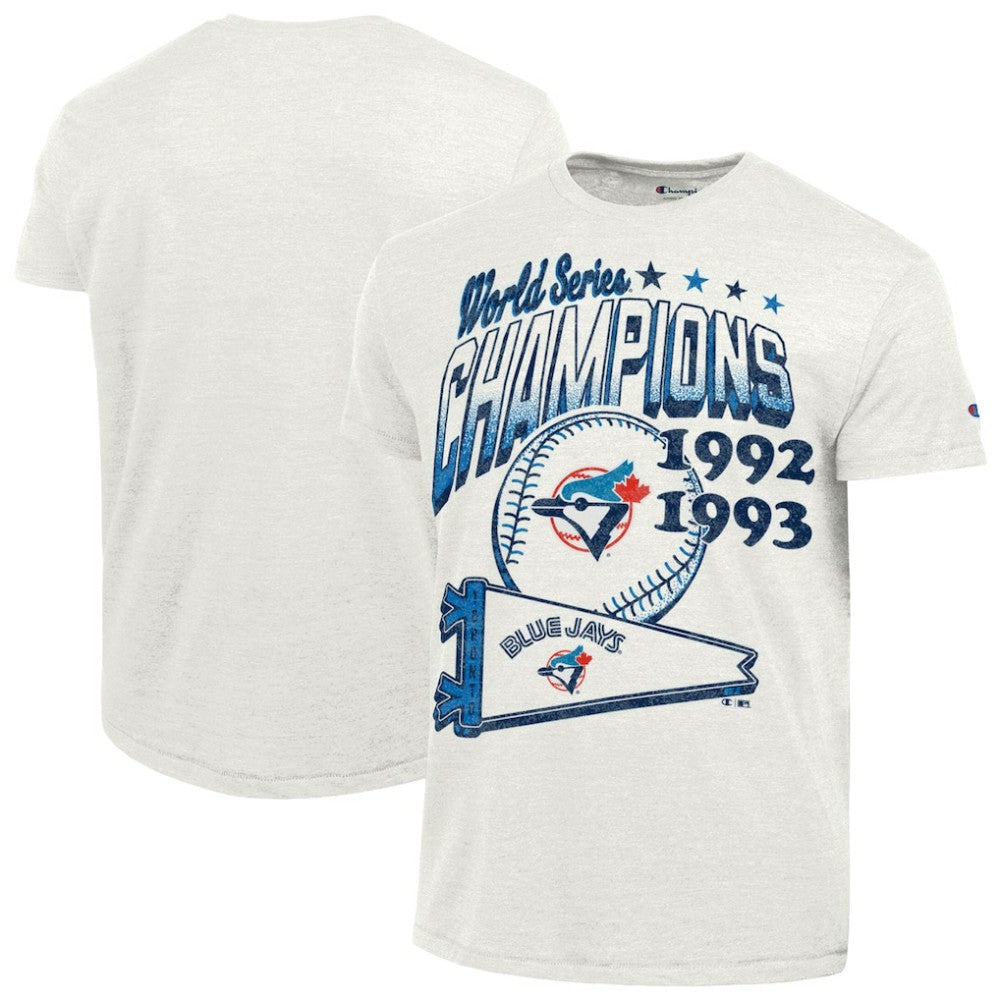 Toronto Blue Jays Champion Winning Tradition Cooperstown Tri-Blend T-Shirt - White T-shirts