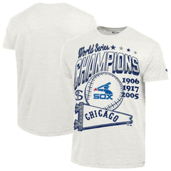 Chicago White Sox Champion Winning Tradition Cooperstown Tri-Blend T-Shirt - White T-shirts