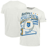 Kansas City Royals Champion Winning Tradition Cooperstown Tri-Blend T-Shirt - White T-shirts