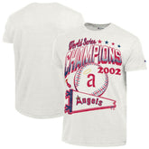 Los Angeles Angels Champion Winning Tradition Cooperstown Tri-Blend T-Shirt - White T-shirts