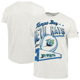 Tampa Bay Rays Champion Winning Tradition Cooperstown Tri-Blend T-Shirt - White T-shirts