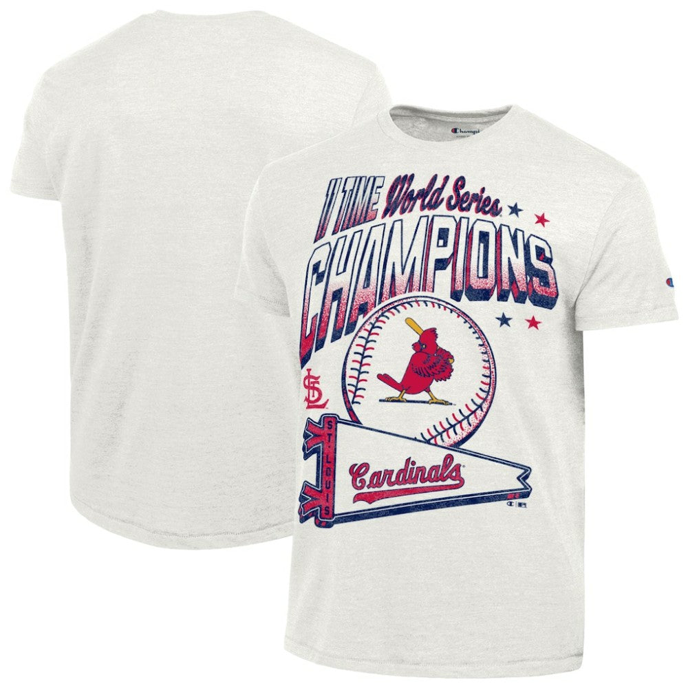 St. Louis Cardinals Champion Winning Tradition Cooperstown Tri-Blend T-Shirt - White T-shirts